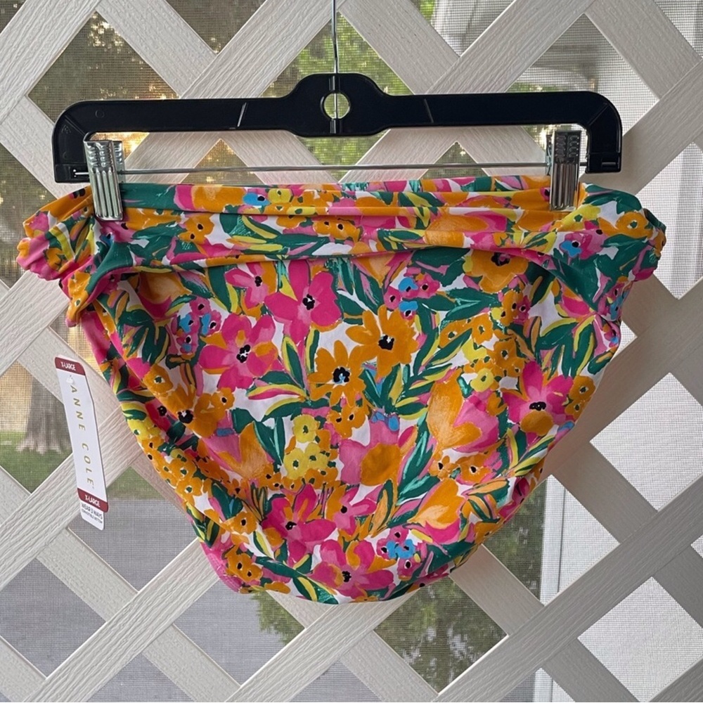 Anne Cole 3-way Convertible ‘Sunshine Floral’ Print Bottom - Picture 8 of 13